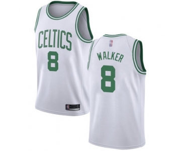 Celtics #8 Kemba Walker White Basketball Swingman Association Edition Jersey