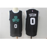 Men's Boston Celtics #0 Jayson Tatum Black 2017-2018 Nike Swingman Stitched NBA Jersey