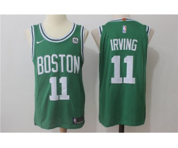 Men's Boston Celtics #11 Kyrie Irving Green Stitched NBA Adidas Revolution 30 Swingman Jersey