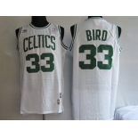 NBA Jersey Boston Celtlcs 33# BIRD white Swingman Throwback Jersey