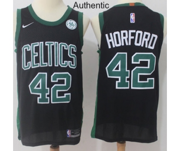 Nike Boston Celtics #42 Al Horford Black NBA Authentic Statement Edition Jersey