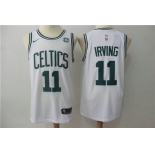 Nike Celtics 11 Kyrie Irving White Swingman Jersey