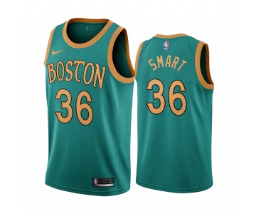 Nike Celtics #36 Marcus Smart Green 2019-20 City Edition NBA Jersey