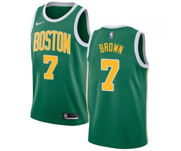 Nike Celtics #7 Jaylen Brown Green NBA Swingman Earned Edition Jersey