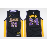 Lakers 24 kobe Bryant Black Mamba Nike Swingman Jersey
