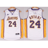 Los Angeles Lakers #24 Kobe Bryant Revolution 30 Swingman 2014 New White Jersey