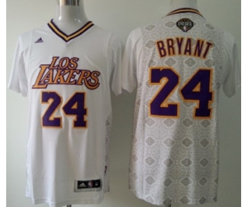 Los Angeles Lakers #24 Kobe Bryant Revolution 30 Swingman 2014 Noche Latina White Jersey