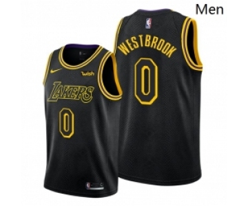 Men Lakers Russell Westbrook 2021 trade black mamba inspired jersey