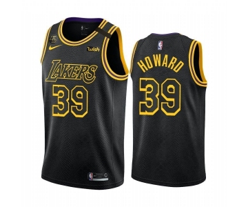 Men Los Angeles Lakers #39 Dwight Howard Mamba Inspired Black 2021 Stitched NBA Jersey