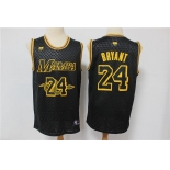 Men's Los Angeles Lakers #24 Kobe Bryant Black Mamba Memorial Black Swingman Nike Jersey