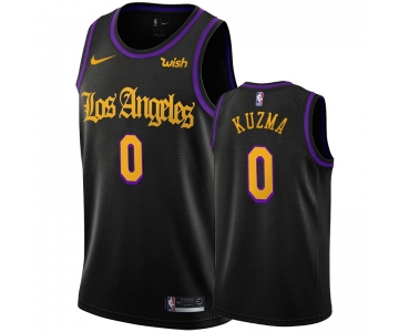 Nike Lakers #0 Kyle Kuzma Black 2020 Latin Nights NBA Swingman Jersey