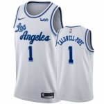 Nike Lakers #1 Kentavious Caldwell-Pope White 2019-20 Hardwood Classic Edition Stitched NBA Jersey