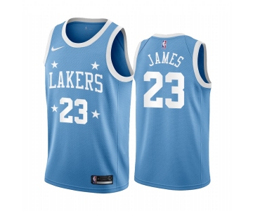 Nike Lakers #23 LeBron James Blue Minneapolis All-Star Classic NBA Jersey