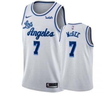 Nike Lakers #7 Javale Mcgee White 2019-20 Hardwood Classic Edition Stitched NBA Jersey