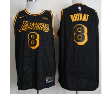 Nike Lakers #8 Kobe Bryant Black NBA Swingman City Edition Jersey