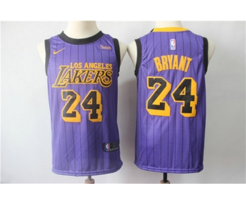 Nike Los Angeles Lakers #24 Kobe Bryant 2019 City Edition Nike Swingman Jersey