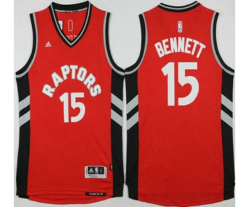 Men's Toronto Raptors #15 Anthony Bennett Revolution 30 Swingman 2015-16 New Red Jersey