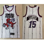 Men's Toronto Raptors #15 Vince Carter White 2018 Nike Swingman Stitched NBA Jersey