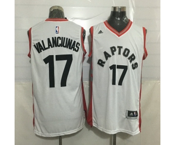 Men's Toronto Raptors #17 Jonas Valanciunas White New NBA Rev 30 Swingman Jersey