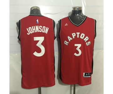 Men's Toronto Raptors #3 James Johnson Red New NBA Rev 30 Swingman Jersey