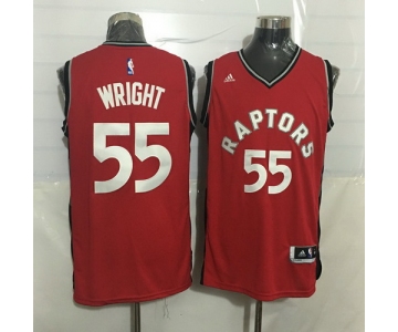 Men's Toronto Raptors #55 Delon Wright Red New NBA Rev 30 Swingman Jersey