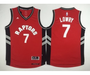 Men's Toronto Raptors #7 Kyle Lowry Revolution 30 Swingman 2014 New Red Jersey