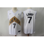Men's Toronto Raptors #7 Kyle Lowry White 2018-19 City Edition Nike Swingman Jersey