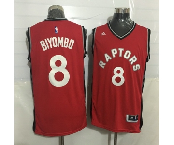Men's Toronto Raptors #8 Bismack Biyombo Red New NBA Rev 30 Swingman Jersey