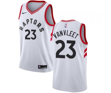 Nike Raptors #23 Fred VanVleet White NBA Swingman Association Edition Jersey