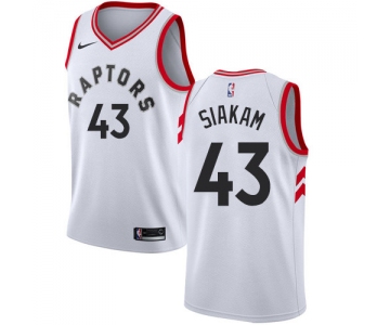 Nike Raptors #43 Pascal Siakam White NBA Swingman Association Edition Jersey