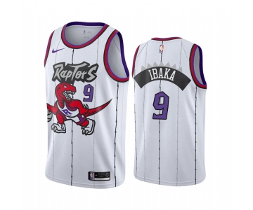 Nike Raptors #9 Serge Ibaka White 2019-20 Hardwood Classic Edition Stitched NBA Jersey