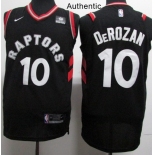 Nike Toronto Raptors #10 DeMar DeRozan Black NBA Authentic Statement Edition Jersey