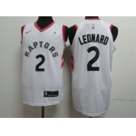 Nike Toronto Raptors 2 Kawhi Leonard White NBA Authentic Association Edition Jersey