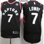 Nike Toronto Raptors #7 Kyle Lowry Black NBA Authentic Statement Edition Jersey