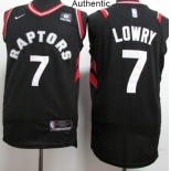 Nike Toronto Raptors #7 Kyle Lowry Black NBA Authentic Statement Edition Jersey