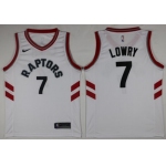 Nike Toronto Raptors #7 Kyle Lowry White Association Edition NBA Swingman Jersey