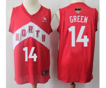 Raptors #14 Danny Green Red 2019 Finals Bound Basketball Swingman Earned Edition Jersey