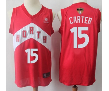 Raptors #15 Vince Carter Red 2019 Finals Bound Basketball Swingman Earned Edition Jersey