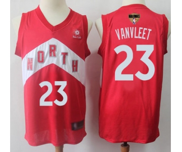 Raptors #23 Fred VanVleet Red 2019 Finals Bound Basketball Swingman Earned Edition Jersey
