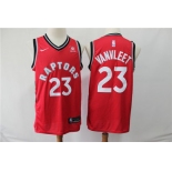 Raptors 23 Fred Vanvleet Red Nike Swingman Jersey