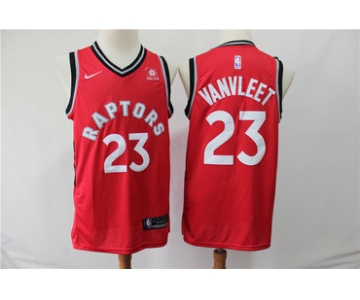Raptors 23 Fred Vanvleet Red Nike Swingman Jersey