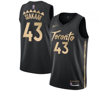Raptors #43 Pascal Siakam Black Basketball Swingman City Edition 2019-20 Jersey