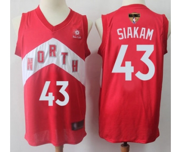 Raptors #43 Pascal Siakam Red 2019 Finals Bound Basketball Swingman Earned Edition Jersey