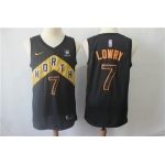 Raptors 7 Kyle Lowry Black City Edition Nike Swingman Jersey