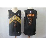 Raptors 7 Kyle Lowry Black City Edition Nike Swingman Jersey