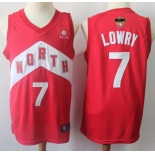 Raptors #7 Kyle Lowry Red 2019 Finals Bound Basketball Swingman Earned Edition Jersey