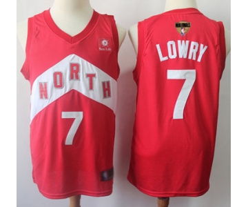 Raptors #7 Kyle Lowry Red 2019 Finals Bound Basketball Swingman Earned Edition Jersey