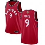 Raptors #9 Serge Ibaka Red 2019 Finals Bound Basketball Swingman Icon Edition Jersey