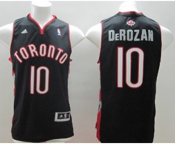 Toronto Raptors #10 Demar DeRozan Revolution 30 Swingman Black Jersey