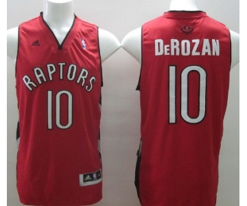 Toronto Raptors #10 Demar DeRozan Revolution 30 Swingman Red Jersey